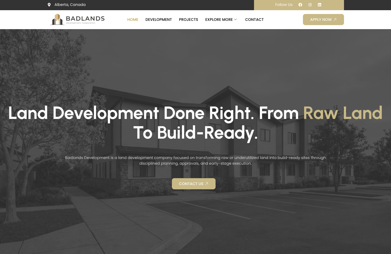 Badlands Developments 1